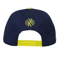 Unisex Live Breathe Futbol Navy Nashville SC Snapback Hat