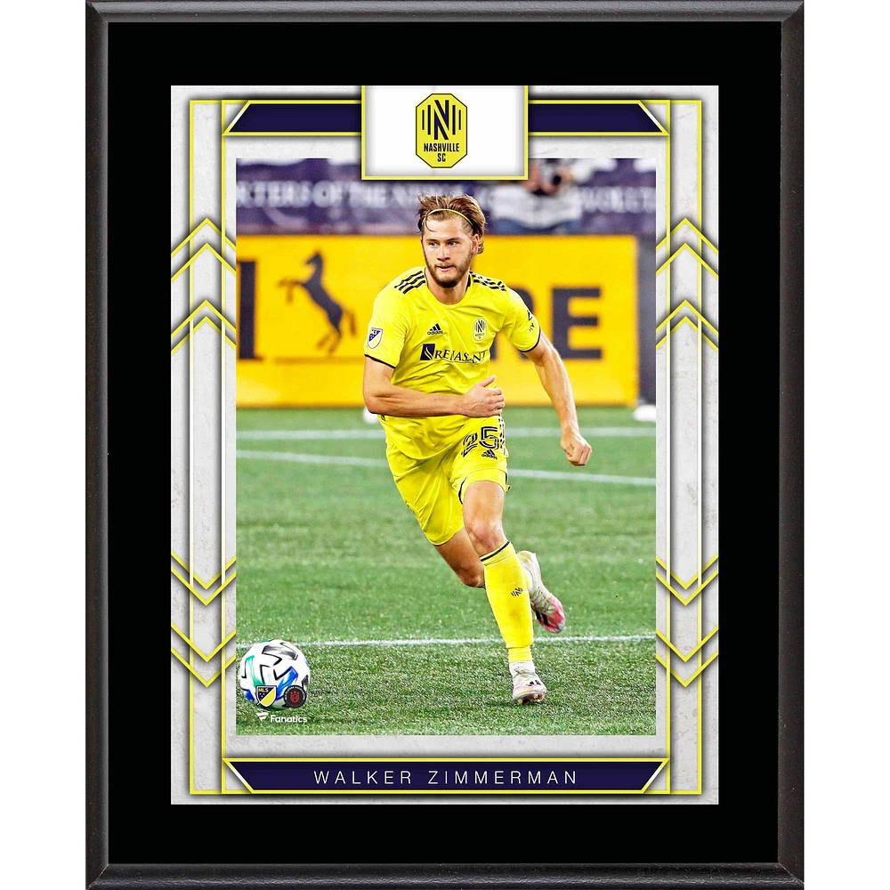 Walker Zimmerman Nashville SC 10.5" x 13" Sublimated Player Plaque