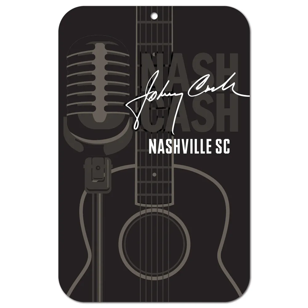 Panneau en bois WinCraft Nashville SC x Johnny Cash 11"x 17"