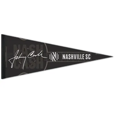 WinCraft Nashville SC x Johnny Cash Guitar 12" x 30" Premium Pennant