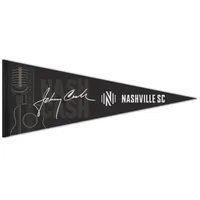 WinCraft Nashville SC x Johnny Cash Microphone 12" x 30" Premium Pennant