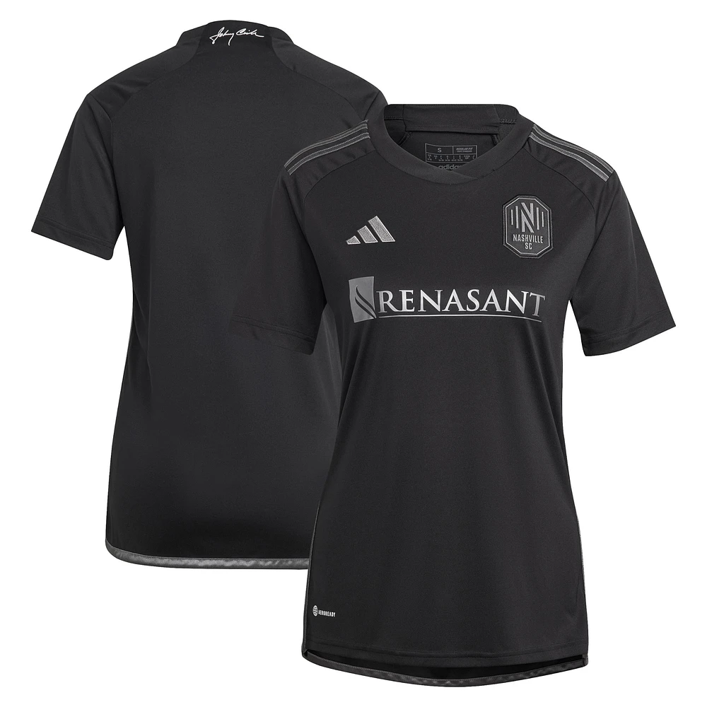 Women's adidas Black Nashville SC 2023 Man Kit Replica Jersey