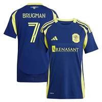 Maillot réplique du kit The Heart of Nashville 2025 adidas Gastón Brugman Navy pour femme