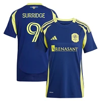 Maillot réplique du kit The Heart of Nashville 2025 pour femme adidas Sam Surridge Navy