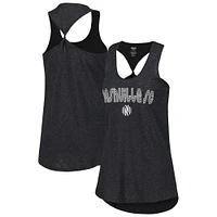 Concepts Sport Heather Charcoal Nashville SC Radiant Twist Back Débardeur à encolure dégagée pour femme