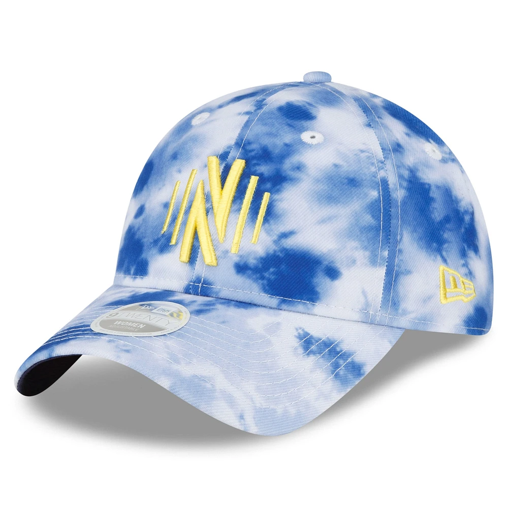 Women's New Era Navy Nashville SC Tie-Dye 9TWENTY Adjustable Hat