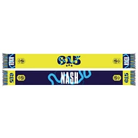 Yellow Nashville SC 2024 Jersey Hook Scarf