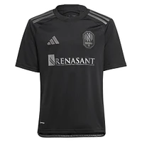 Youth adidas Black Nashville SC 2023 Man Kit Replica Jersey