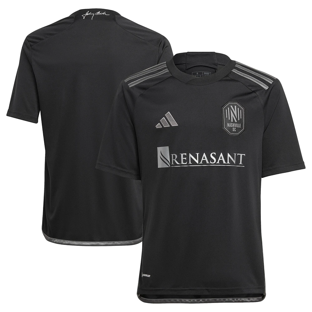 Maillot adidas Nashville SC 2023 Homme en Noir Réplique Enfant