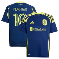 Maillot de joueur réplique du kit The Heart of Nashville 2025 adidas Hany Mukhtar Navy SC pour jeunes