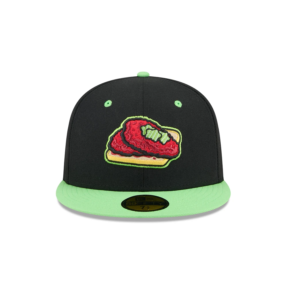 Men's New Era  Black Nashville Sounds Theme Nights 59FIFTY Fitted Hat