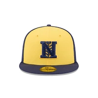 Men's New Era  Gold Nashville Sounds Theme Nights 59FIFTY Fitted Hat