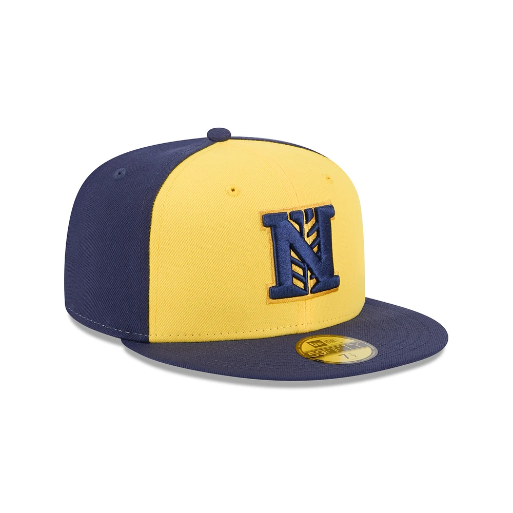 Men's New Era  Gold Nashville Sounds Theme Nights 59FIFTY Fitted Hat