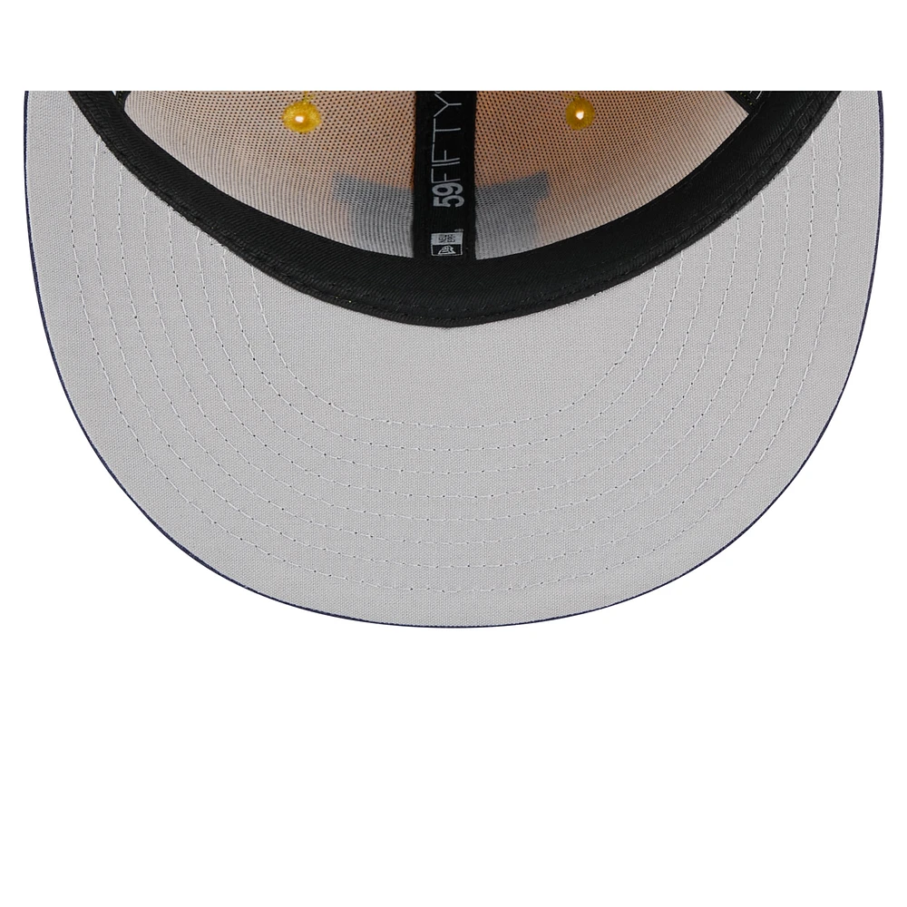 Men's New Era  Gold Nashville Sounds Theme Nights 59FIFTY Fitted Hat