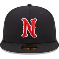 Men's New Era Navy Nashville Sounds Authentic Collection Team Home 59FIFTY Fitted Hat