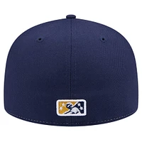 Casquette ajustée 59FIFTY Nashville Sounds Theme Night Brewskis New Era jaune pour hommes