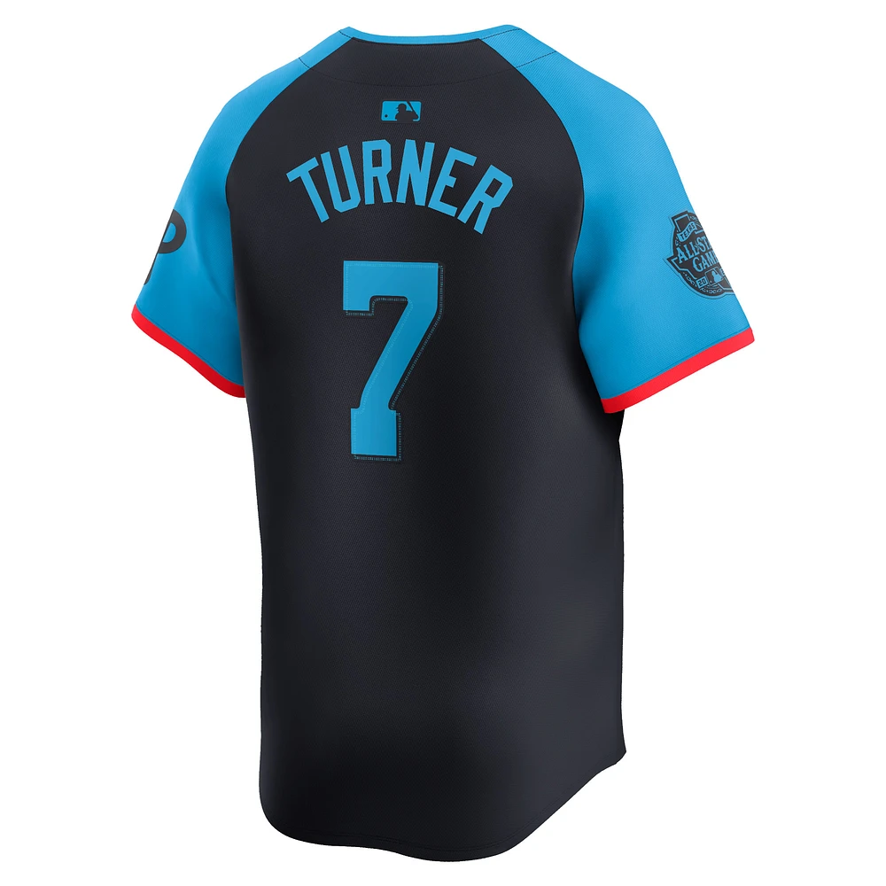 Maillot de joueur Nike Trea Turner Navy National League 2024 MLB All-Star Game Limited pour homme