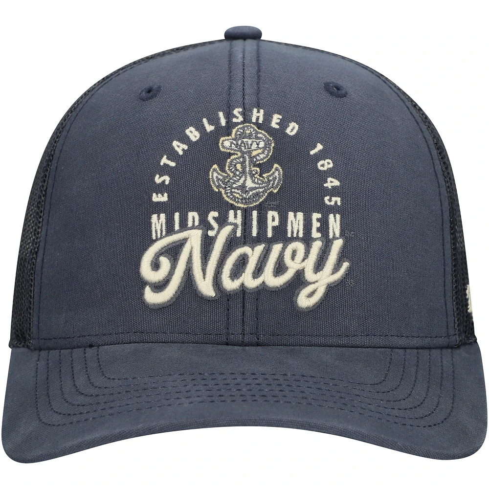 Men's '47 Navy Navy Midshipmen Pitstop Trucker Adjustable Hat