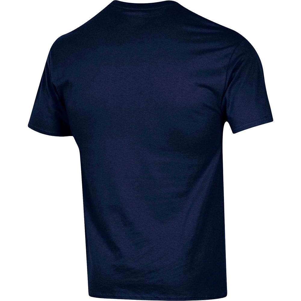 Men's Champion Navy Midshipmen Arch Pill T-Shirt