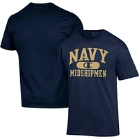 Men's Champion Navy Midshipmen Arch Pill T-Shirt