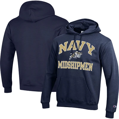 Sweat à capuche Champion Navy Midshipmen High Motor pour homme