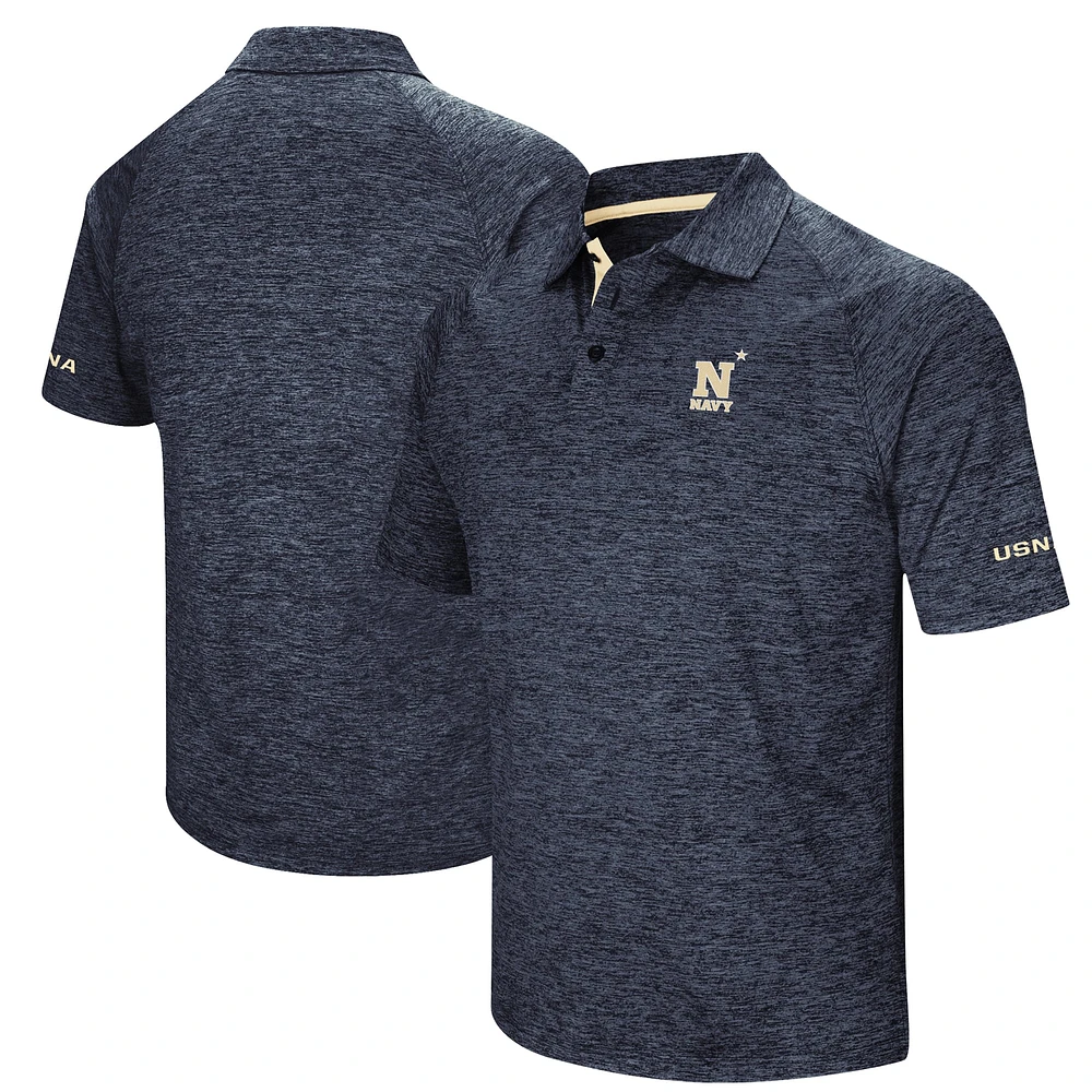 Polo Colosseum Heathered Navy Midshipmen Down Swing pour homme