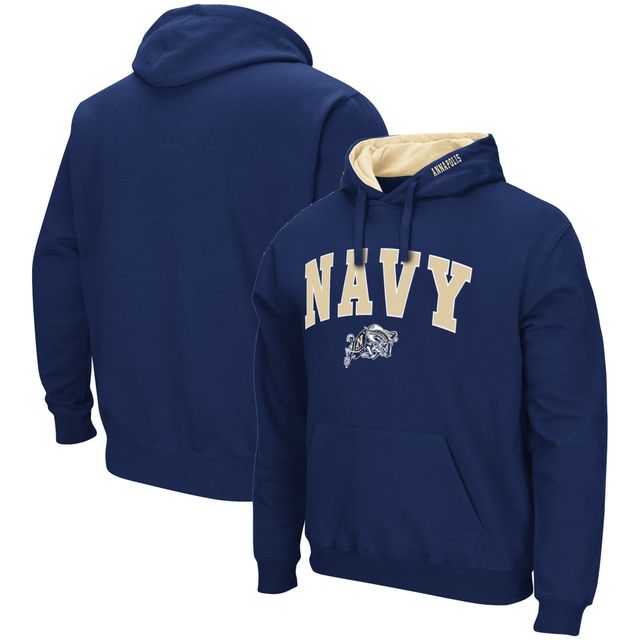 Sweat à capuche Colosseum Navy Midshipmen Arch & Logo 3.0 pour homme