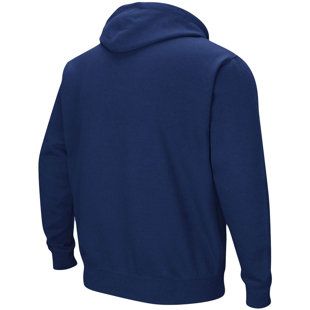 Men's Colosseum Navy Midshipmen Big & Tall Arch Logo 2.0 Pullover Hoodie