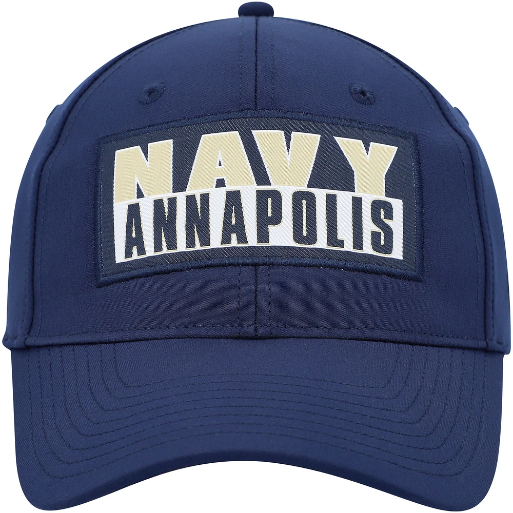 Men's Colosseum  Navy Navy Midshipmen Positraction Snapback Hat