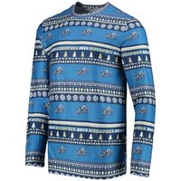 Men's Concepts Sport Navy Midshipmen Ugly Sweater Long Sleeve T-Shirt & Pants Sleep Set