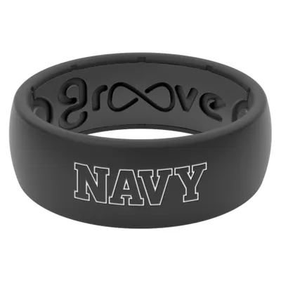 Navy Midshipmen Groove Life Original Ring - Black
