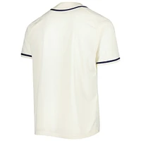 Maillot Under Armour Homme Navy Midshipmen Replica Baseball Crème