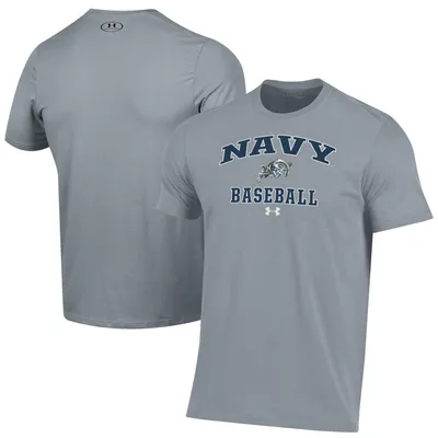 Navy Midshipmen Under Armour Baseball Performance T-Shirt