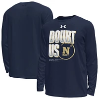 Men's Under Armour Navy Midshipmen March Madness Unity Long Sleeve T-Shirt