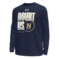 Men's Under Armour Navy Midshipmen March Madness Unity Long Sleeve T-Shirt