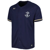 Under Armour Navy Midshipmen Replica Baseball Jersey Homme