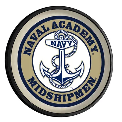 Navy Midshipmen 18'' x 18'' Anchor Slimline Illuminated Wall Sign