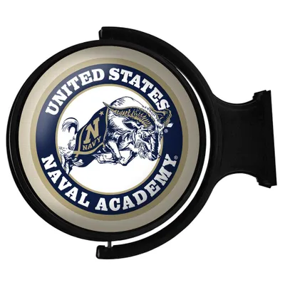 Navy Midshipmen 23'' x 21'' Team Mascot Illuminated Rotating Wall Sign