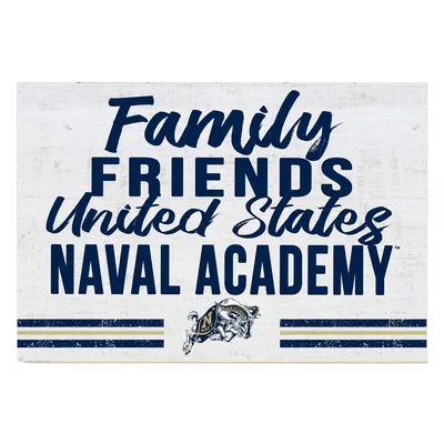 Navy Midshipmen 24'' x 34'' Friends Family Wall Art