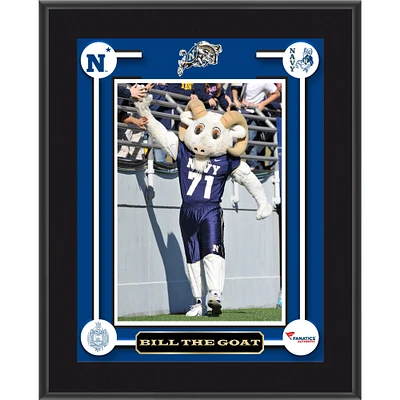 Navy Midshipmen Bill the Goat Mascot 10.5'' x 13'' Sublimated Plaque