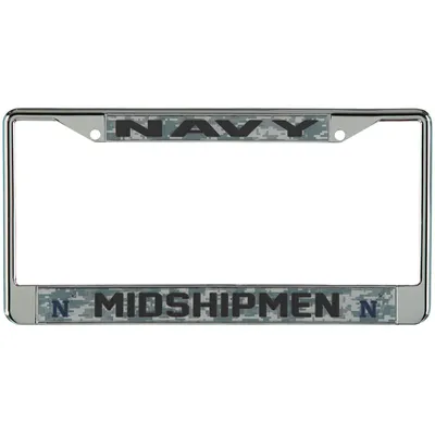 Navy Midshipmen Digital Camo Acrylic Inlay License Plate Frame