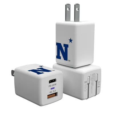 Navy Midshipmen USB A/C Charger