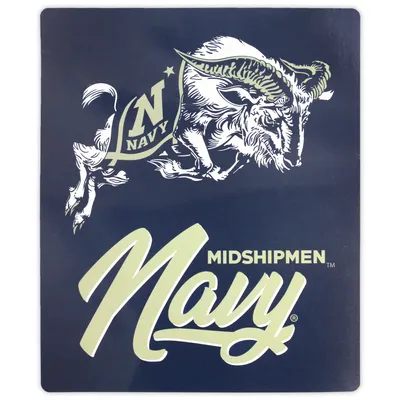 Navy Midshipmen The Northwest Group 50'' x 60'' Signature Raschel Plush Throw Blanket