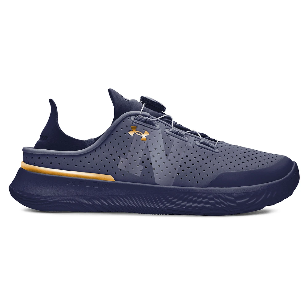 Chaussures de course unisexes Under Armour Navy Midshipmen SlipSpeed