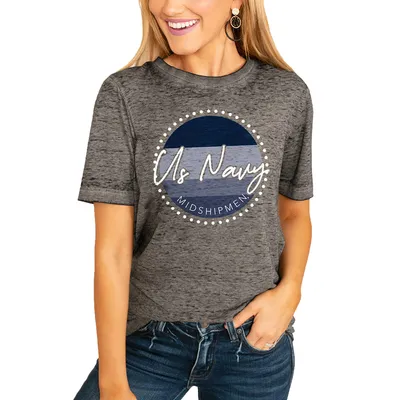 Women's '47 Navy/Gray Dallas Cowboys Stamp Fade Full Time Lace-Up