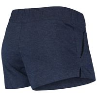 Women's Under Armour Heathered Navy Midshipmen Performance Cotton Shorts