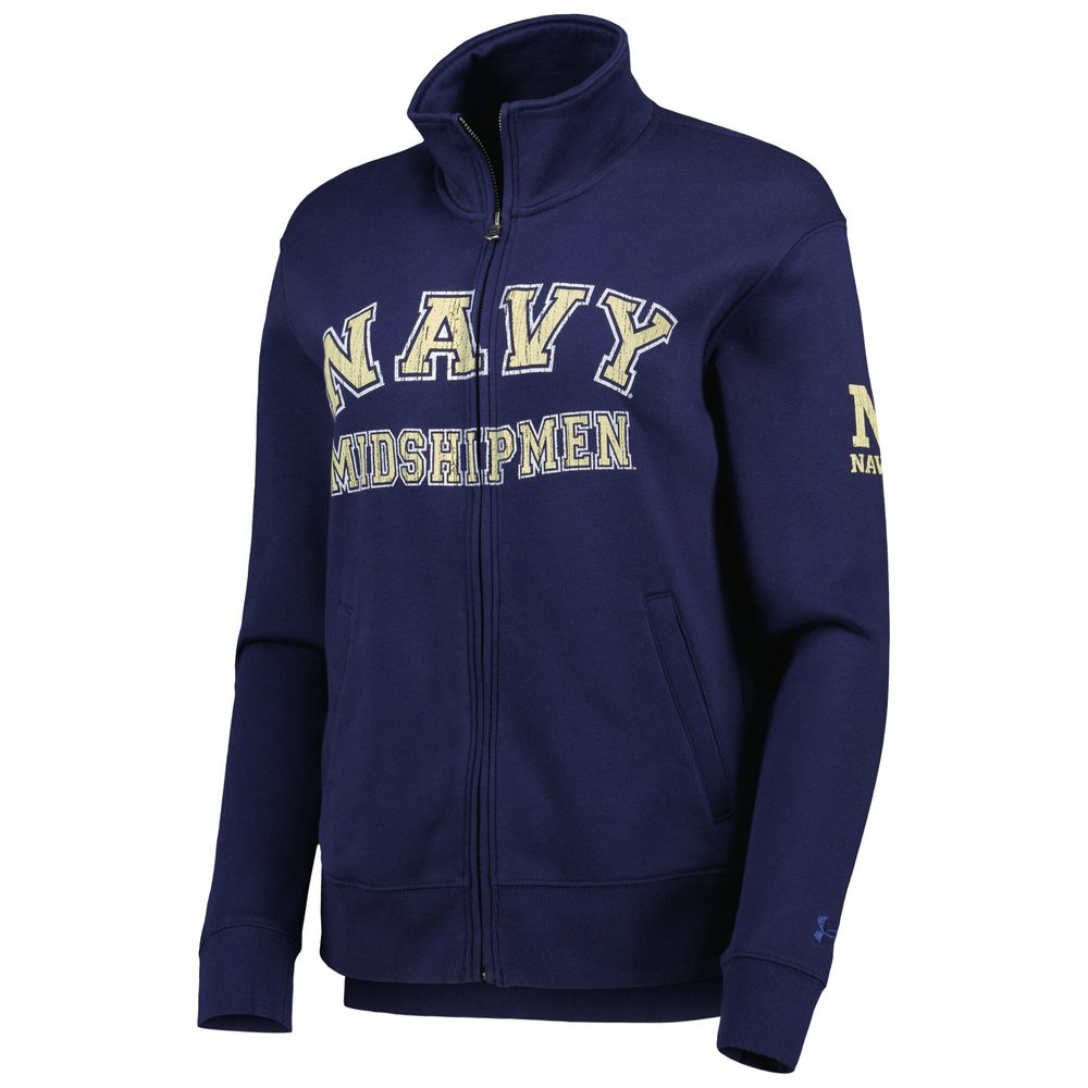 Women's Under Armour Navy Midshipmen All Day Full-Zip Jacket