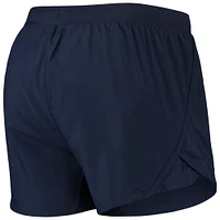 Women's Under Armour Navy Midshipmen Fly By Run 2.0 Performance Shorts