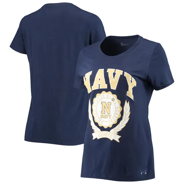 Under Armour Women's Navy Navy Midshipmen T-shirt