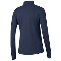 Women's Under Armour  Navy Midshipmen Tech Mesh Quarter-Zip Top